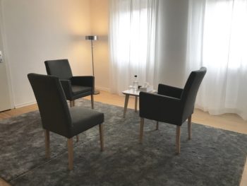 Die stilvollen Beratungsräume in Darmstadt sorgen für das entscheidene Ambiente der Beratung und Coaching